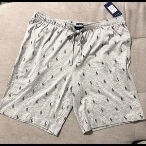 Men's Cotton Logo Pajama Shorts